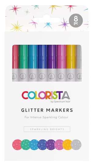 Colorista Sparkling Brights Glitter Marker Set